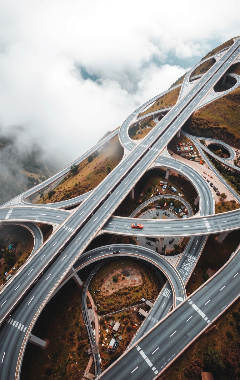 Infraestructura de transporte en la región andina